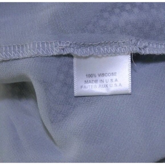 Misa Smocked Waist Tiered Ruffle Floral Lined Mini Skirt Size L - Picture 5 of 6